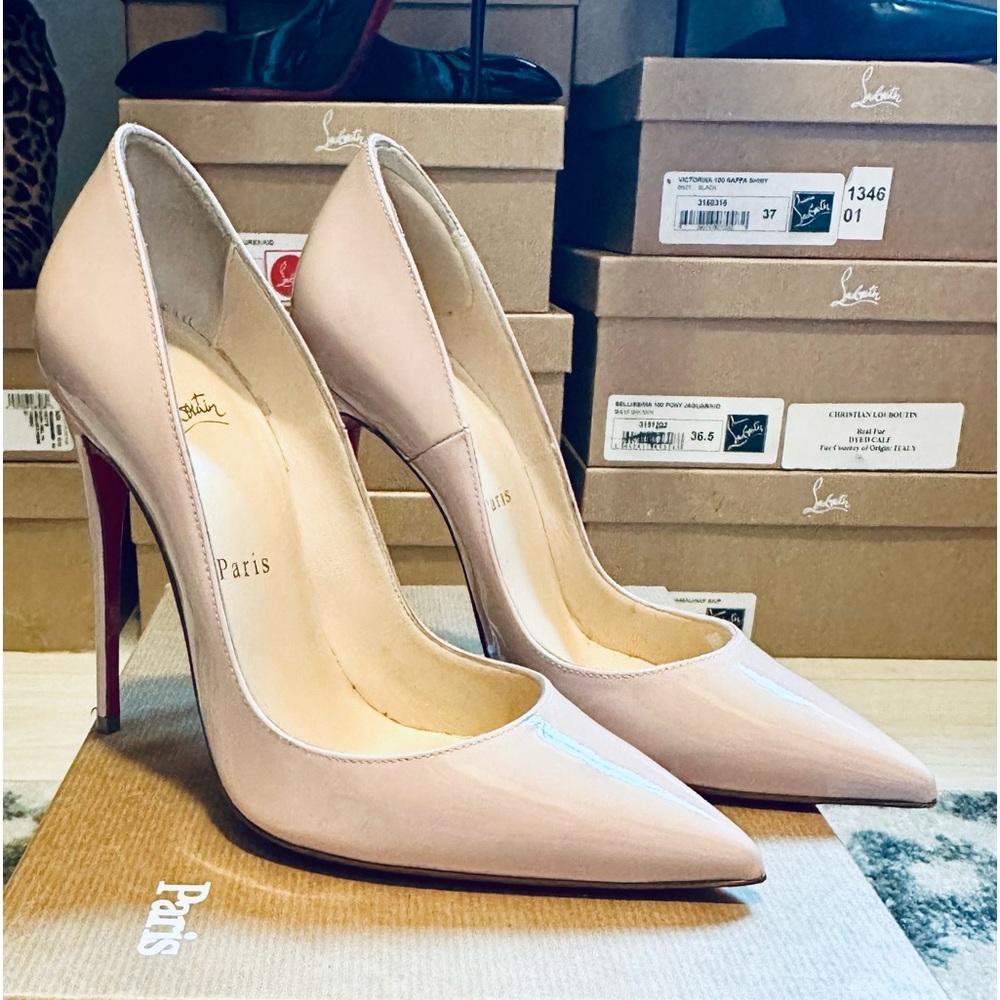 Christian Louboutin SO KATE 120 PATENT PINK 37